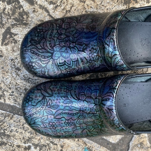 DANSKO Professional Multi Colored Slip On Comfort Clog Women’s Size 41/7.5-8 - Picture 6 of 11